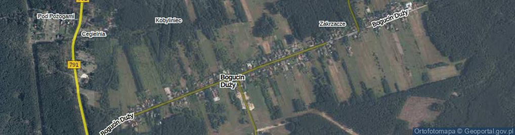 Zdjęcie satelitarne Bogucin Duży ul.